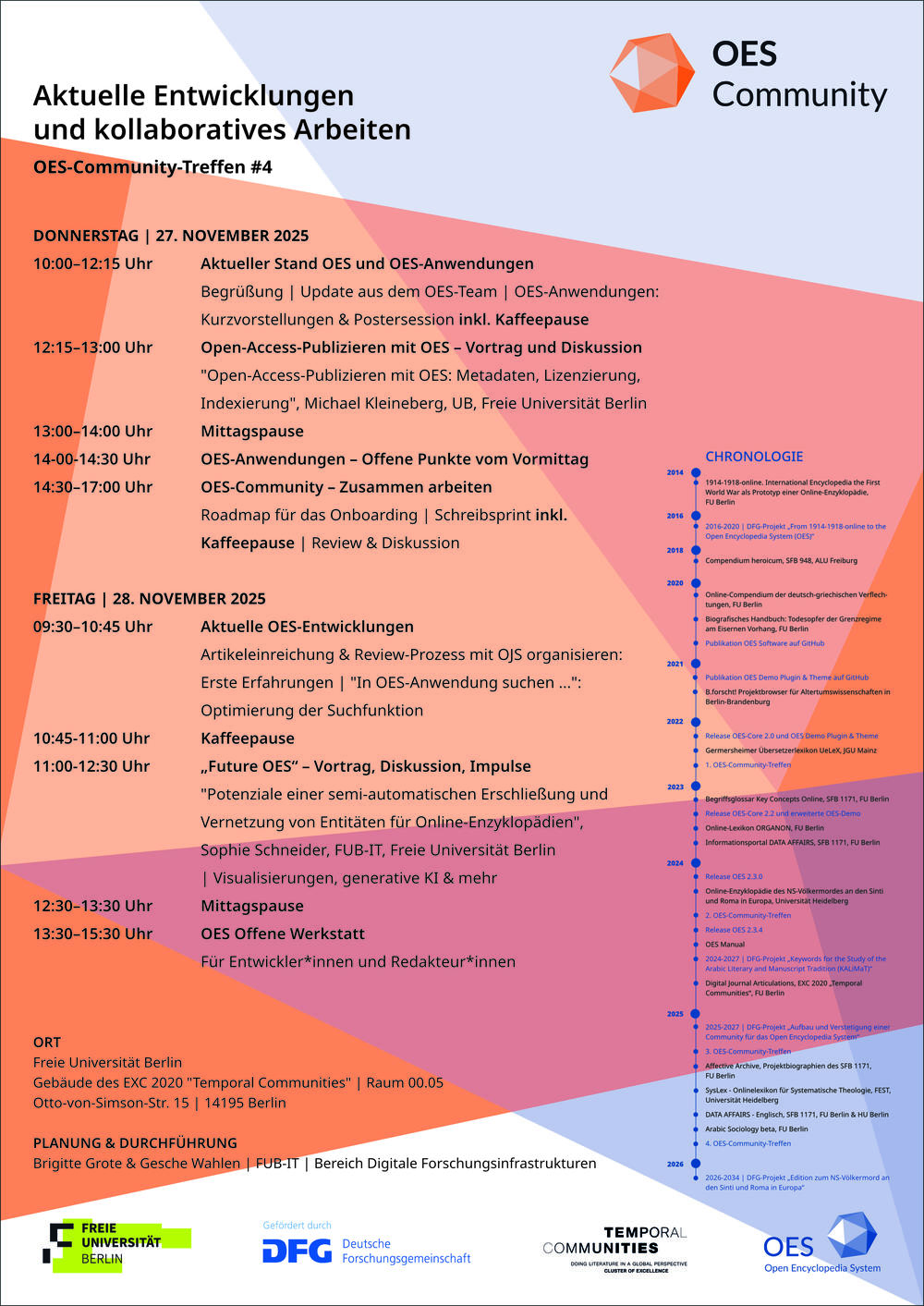 Agenda OES Community Meeting 4 - Poster