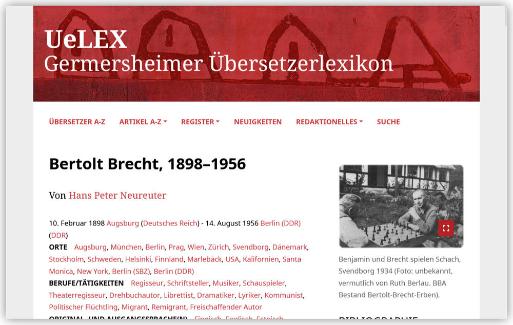 Artikel Übersetzer (Bertolt Brecht) - Stand: 07.07.2026