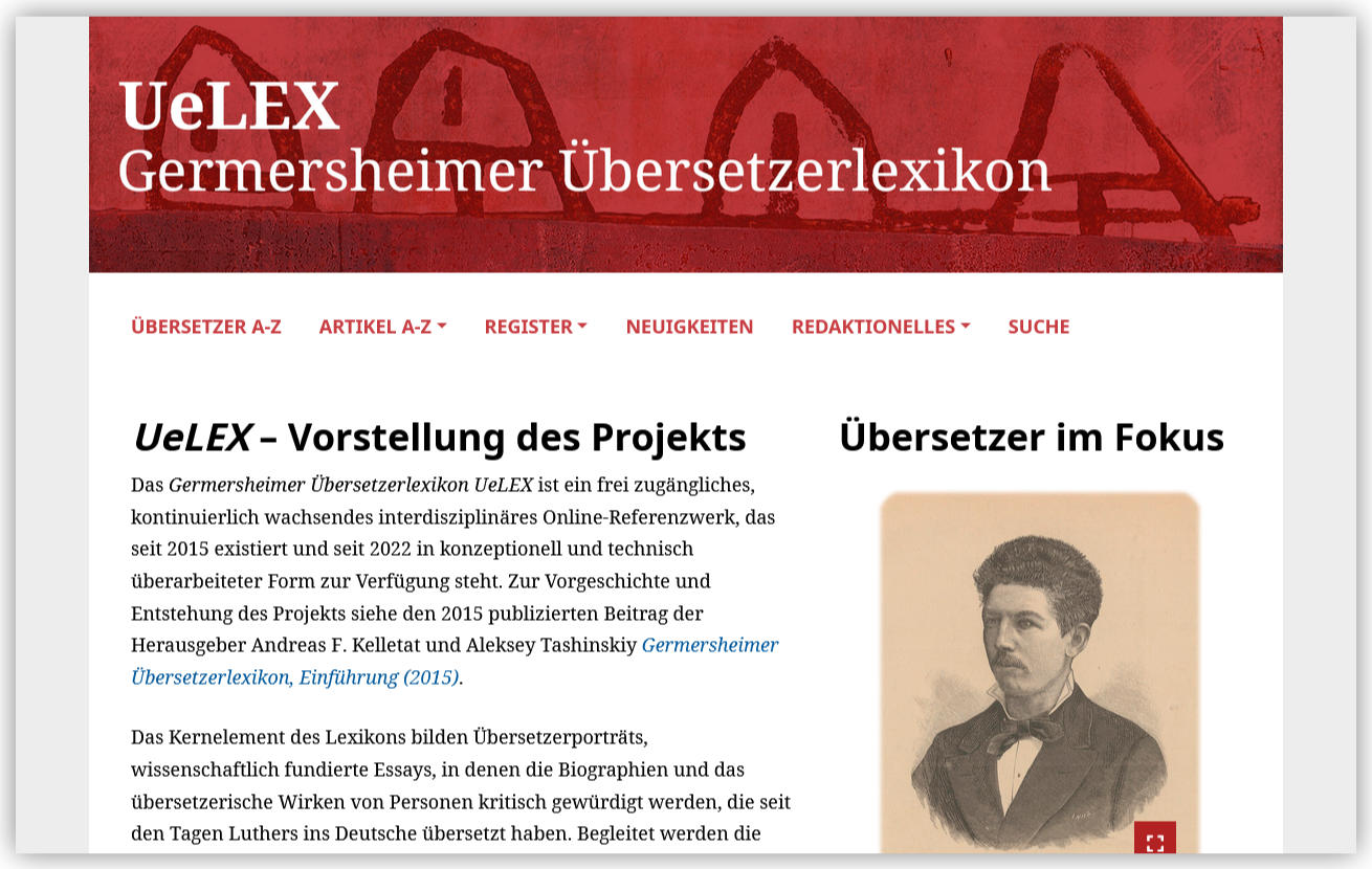 Startseite UeLEX -Stand: 07.07.2026